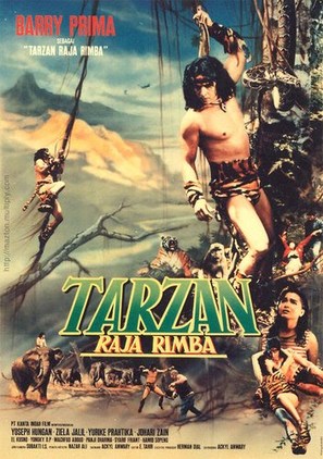 Tarzan raja rimba - Indonesian Movie Poster (thumbnail)