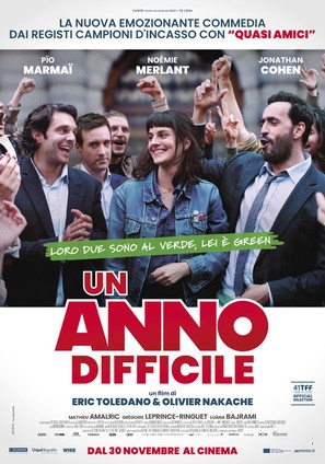 Une ann&eacute;e difficile - Italian Movie Poster (thumbnail)