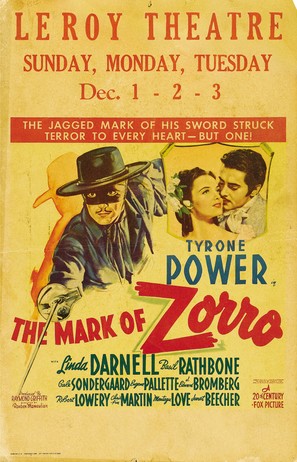 The Mark of Zorro - Movie Poster (thumbnail)