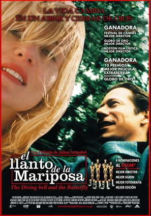 Le scaphandre et le papillon - Mexican Movie Poster (thumbnail)