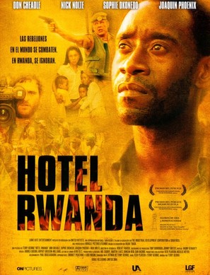 Hotel Rwanda - Spanish Movie Poster (thumbnail)