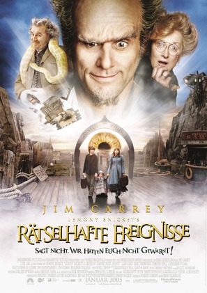 Lemony Snicket&#039;s A Series of Unfortunate Events - German Movie Poster (thumbnail)