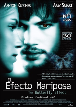 The Butterfly Effect - Spanish Movie Poster (thumbnail)