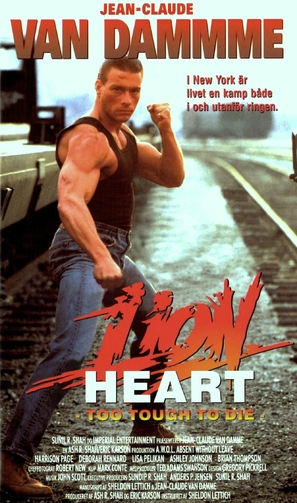 Lionheart - Danish VHS movie cover (thumbnail)