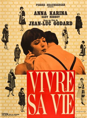 Vivre sa vie: Film en douze tableaux - French Movie Poster (thumbnail)