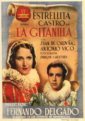 Gitanilla, La - Spanish Movie Poster (thumbnail)