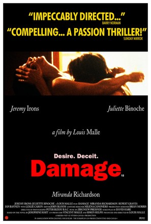 Damage - British Movie Poster (thumbnail)