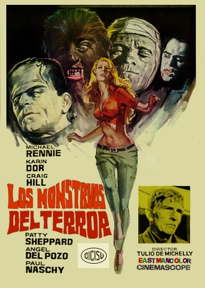 Los monstruos del terror - Spanish Movie Poster (thumbnail)