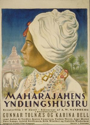 Maharadjahens yndlingshustru III - Danish Movie Poster (thumbnail)