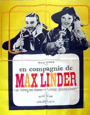 En compagnie de Max Linder - French Movie Poster (thumbnail)