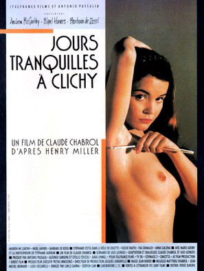 Jours tranquilles &agrave; Clichy - French Movie Poster (thumbnail)