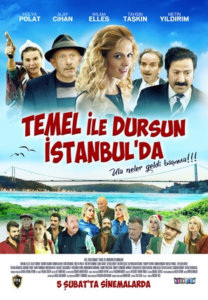 Temel ile Dursun Istanbul&#039;da - Turkish Movie Poster (thumbnail)
