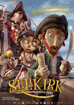 Selkirk, el verdadero Robinson Crusoe - Uruguayan Movie Poster (thumbnail)