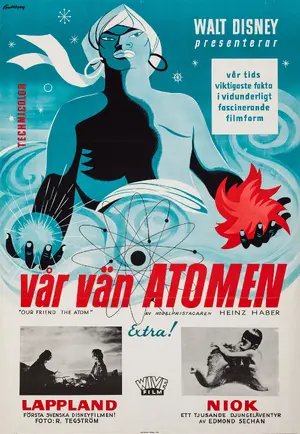 "Disneyland" Our Friend the Atom Poster