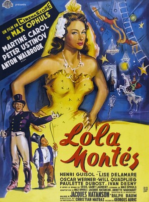 Lola Mont&egrave;s - French Movie Poster (thumbnail)