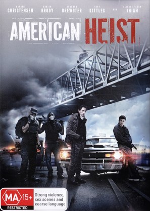 American Heist - Australian DVD movie cover (thumbnail)