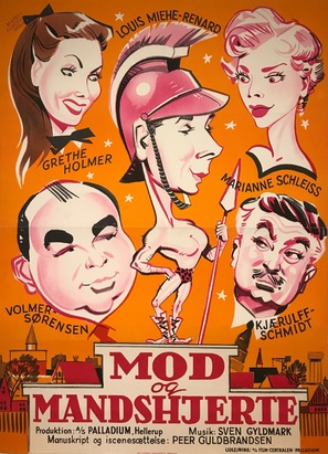Mod og mandshjerte - Danish Movie Poster (thumbnail)