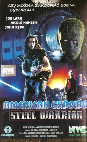 American Cyborg: Steel Warrior - Polish VHS movie cover (thumbnail)