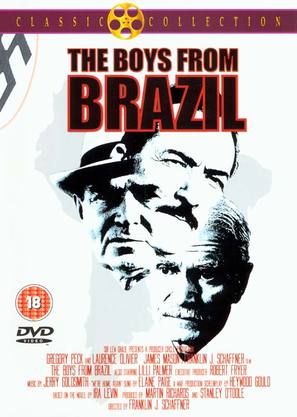 The Boys from Brazil - British DVD movie cover (thumbnail)