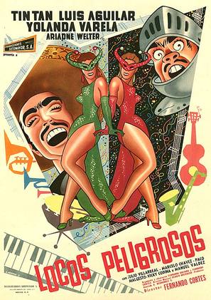 Locos peligrosos - Mexican Movie Poster (thumbnail)