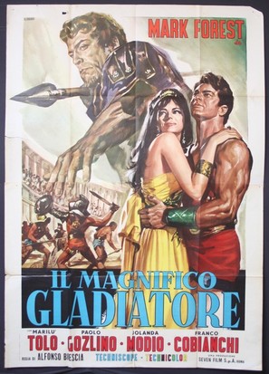 Il magnifico gladiatore - Italian Movie Poster (thumbnail)