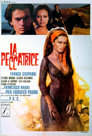 La peccatrice - Italian Movie Poster (thumbnail)