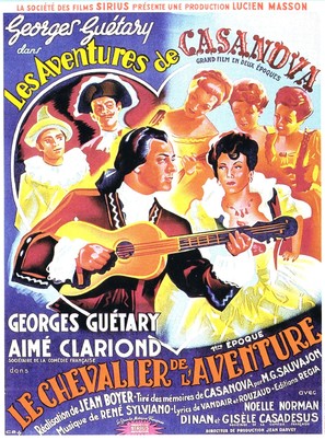Les aventures de Casanova - French Movie Poster (thumbnail)