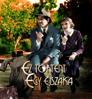 It Happened One Night - Hungarian Movie Poster (thumbnail)