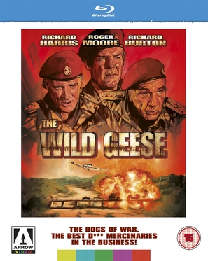 The Wild Geese - British Blu-Ray movie cover (thumbnail)