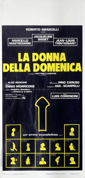 La donna della domenica - Italian Movie Poster (thumbnail)