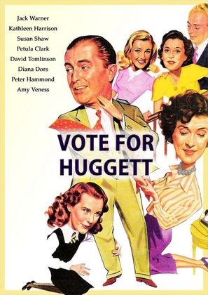 Vote for Huggett - British Movie Cover (thumbnail)