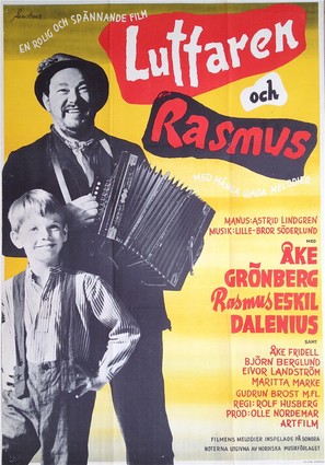 Luffaren och Rasmus - Swedish Movie Poster (thumbnail)