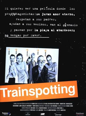 Trainspotting - Spanish Movie Poster (thumbnail)