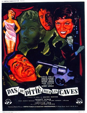 Pas de piti&eacute; pour les caves - French Movie Poster (thumbnail)