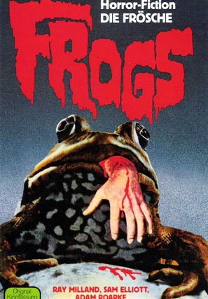 Frogs - German VHS movie cover (thumbnail)