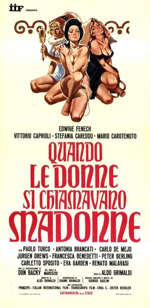 Quando le donne si chiamavano &#039;Madonne&#039; - Italian Movie Poster (thumbnail)