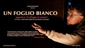Un Foglio Bianco - Italian Movie Poster (thumbnail)