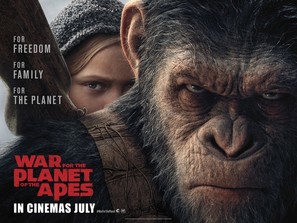 War for the Planet of the Apes - British Movie Poster (thumbnail)