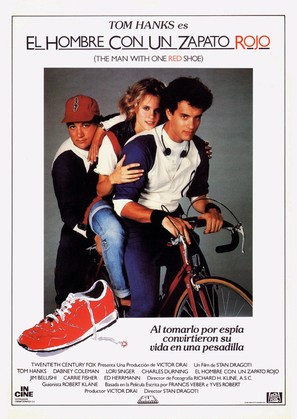 The Man with One Red Shoe - Spanish Movie Poster (thumbnail)