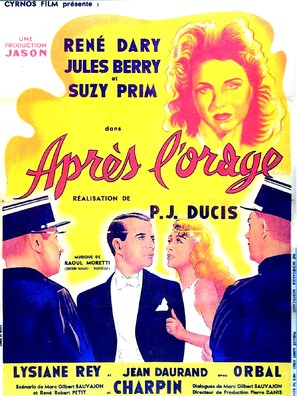 Apr&eacute;s l&#039;orage - French Movie Poster (thumbnail)