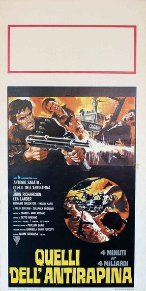 4 minuti per 4 miliardi - Italian Movie Poster (thumbnail)