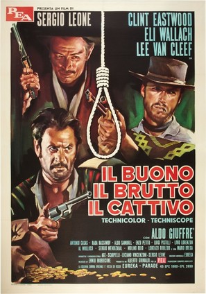 Il buono, il brutto, il cattivo - Italian Movie Poster (thumbnail)
