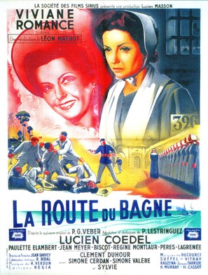 La route du bagne - French Movie Poster (thumbnail)