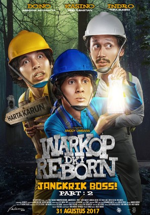 Warkop DKI Reborn: Jangkrik Boss Part 2 - Indonesian Movie Poster (thumbnail)