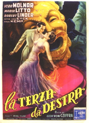 Dritte von rechts, Die - Italian Movie Poster (thumbnail)