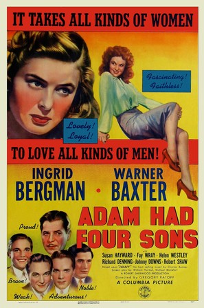Adam Had Four Sons - Movie Poster (thumbnail)