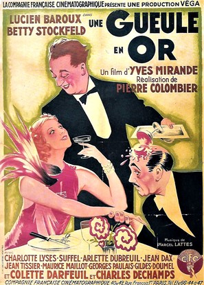 Une gueule en or - French Movie Poster (thumbnail)