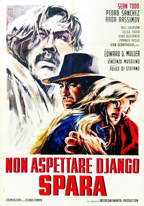 Non aspettare Django, spara - Italian Movie Poster (thumbnail)