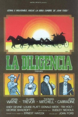 Stagecoach - Spanish Movie Poster (thumbnail)
