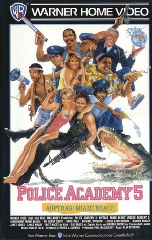Police Academy 5: Assignment: Miami Beach - German Movie Cover (thumbnail)